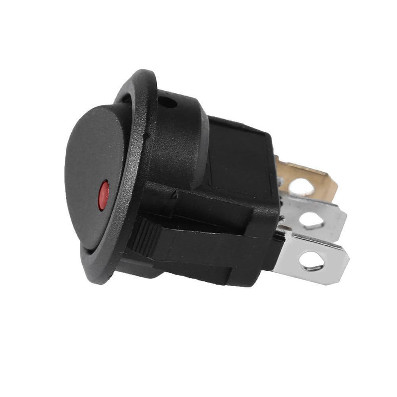 20A 12V 3-Pin Car Auto Boat to Off Round Point LED Light On/Off Switch