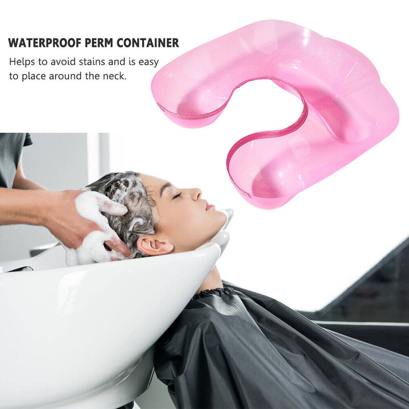 Hair Coloring Shoulder Neck Tray Water Sink Barber Hair Dyeing Perming Cistern