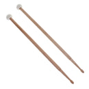 2pcs Maple Cymbal Mallets Gong Drum Felt Hammer Percussion Instrument