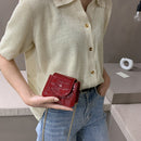 Women Lady PU Leather Mini Shoulder Bags Flap Chain Crossbody Messenger Bags