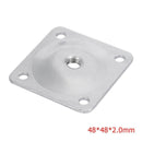 10pcs Furniture Hardware Table Leg Mounting Plate Sofa Legs Plates Hinge