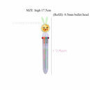 Pen Colorful Refill Multicolor Ballpoint Pen Cartoon Office Stationary