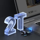 #A ORICO 2 in 1 TF Card Reader Aluminum Alloy High Speed Memory Card Adapter
