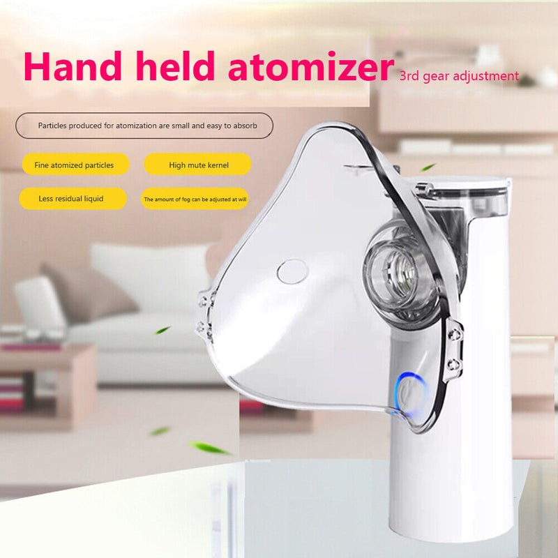 Portable Steam Air Humidifier Handheld Ultrasonic Atomizer Sprayer Recharge