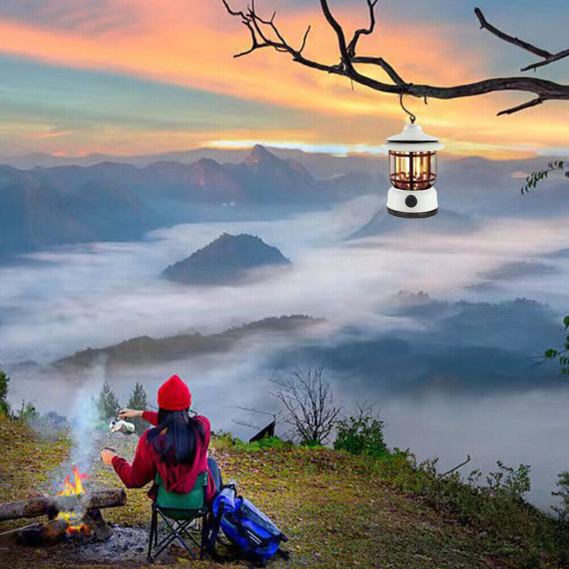 800mAh LED Hanging Camping Lantern Portable Outdoor Hiking Tent Decoration Li