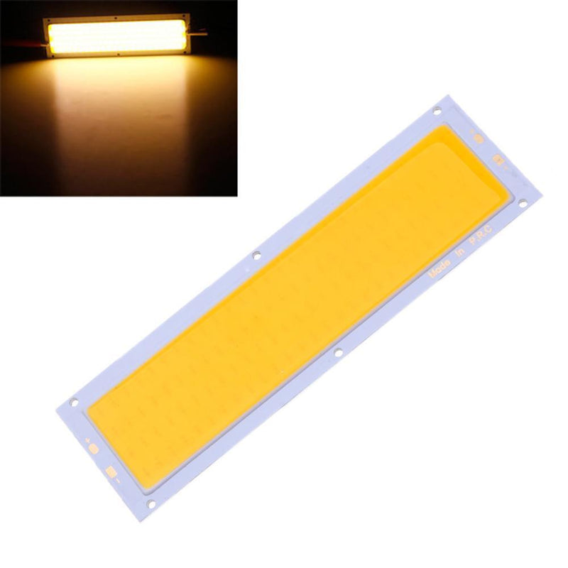 5pcs 12V 10W COB Panel Light LED Strip Light Lamp Bulb 120X36mm Warm