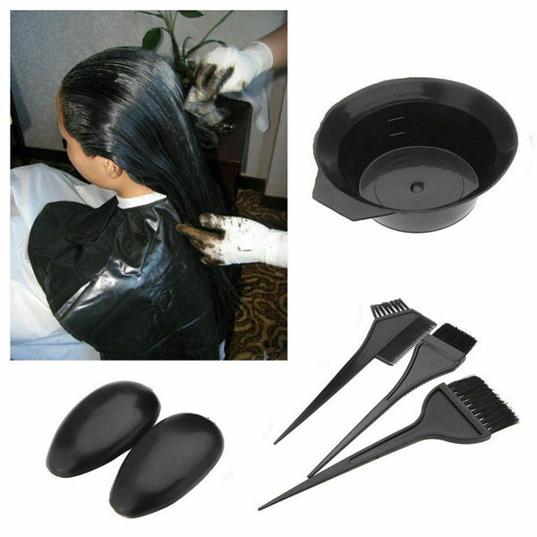 Ear Cover Salon Tint Comb Dye Bleaching With Bowl Hair Colouring Brush