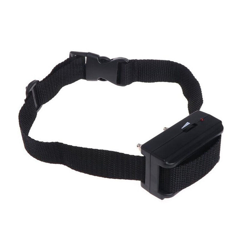 Voice Control Pet Anti Barking Ultrasonic Dogs Training Collar (Black)