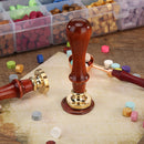 Retro Wax Seal Head Replace Copper Head for DIY Scrapbooking Craft (X)