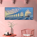Sailboats Oil Paint By Numbers Kits DIY Canvas Wall Art Picture Craft Home