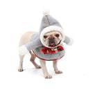 Cute Plus Funny Velvet Pet Christmas Headwear Fur Ball Transformed Warm