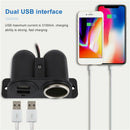 Splitter Two USB Port Car Cigarette Lighter Fast Charger Power Adapter