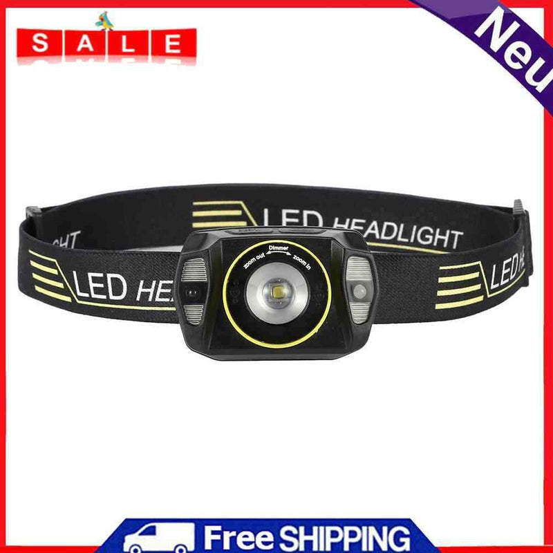 LED USB Headlamp Charging Outdoor Camping Fishing Work Headlight Searchlight
