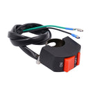 Motorcycle Bicycle Handlebar ON OFF Hazard Light Switch Kill Stop Button Plug Dop