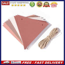 Leather Banners Bunting Garland Camping Tent Pennant Outdoor Hanging String Flag