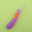 12.5cm Plastic Handle Thread Cutter Seam Ripper Stitch Unpicker wth Cover Newly