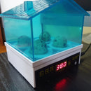 4pcs Mini Semi Automatic Incubator Experiment Poultry Digital Hatcher (EU) Newly