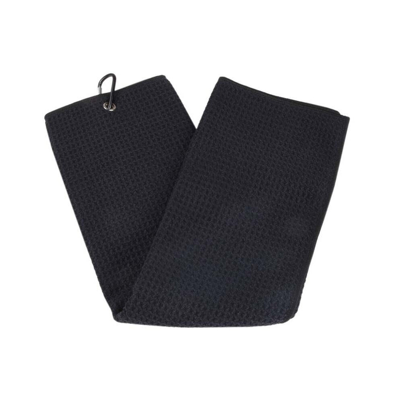 Microfiber Waffle Towel Sweat-absorbent Quick-drying with Hook for Sport Ru