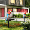 LED Solar Lights Parrot Waterproof Lawn Stakes Lamps Garden Decor (Red) Newly