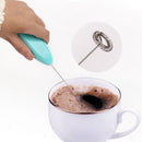 Electric Eggbeater Milk Drink Coffee Blender Egg Beater Stirrer (Blue)
