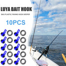 10pcs Fishing Hook Keeper for Fishing Rod Pole Fishing Lures Bait Safety Hold