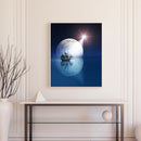 Sea Moon Oil Paint By Numbers Kit DIY Acrylic Painting on Canvas Frameless
