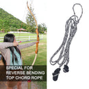 Portable Archery Stringer Recurve Compound Bow String Install Auxiliary Rope