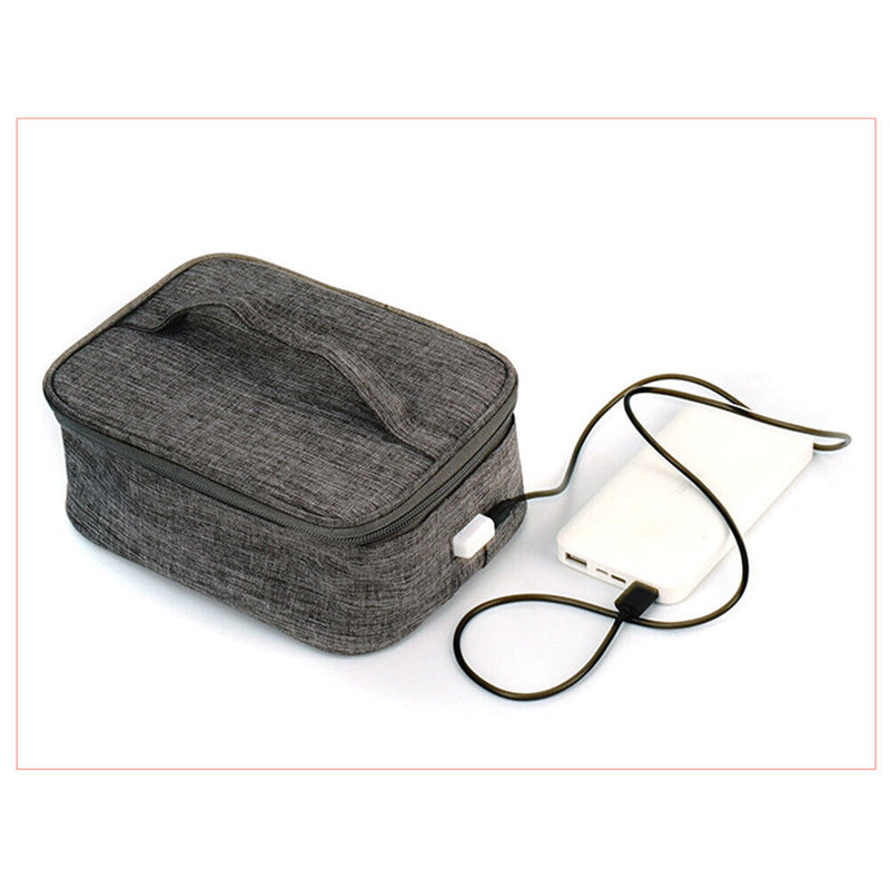 USB Heating Lunch Box Insulation Bag Food Container for Outdoor Picnic Offi