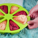 8-Triangle Round Silicone Cake Pan Tin Muffin Pizza Tray Baking Hot DIY P4U1