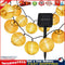 LED Solar String Light Outdoor Hanging Lantern Fairy Lamp Garden Decor (B) Newly