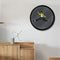 Decorations Black Creative Kung Fu Wall Clock Bruce Lee Chinese Round Clock