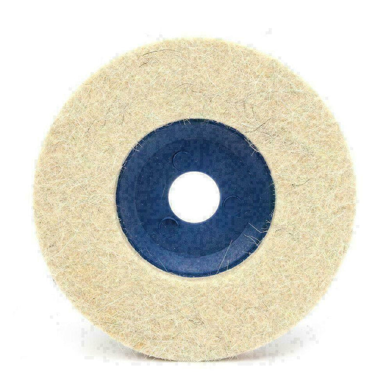 1pcs 100mm 3.94" Wool Buffing Angle Grinder Wheel Felt D3W3 A9A6 W2F2 H3N2 K3X5