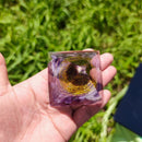 Energy Generator Orgone Pyramid Crystal Jewelry Yoga Meditation Stone (A) Newly