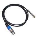 XK101K18 Camera Video Assist Mini XLR 3 Pin Male to XLR 3 Pin Female Audio Cable