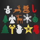 Non-Woven Elk Snowflake Snowman Christmas Tree Pendant Ornaments Xmas Decor