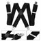 Dress Sturdy Strap Clip Clip-on Adjustable Trousers Belt Braces Suspenders