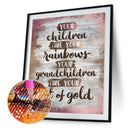 5D Diamond Painting Mosaic Cross Stitch Home Decor (LG025 Your Children)