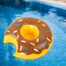 Inflatable Drink Cup Holder Donut Beverage Glass Floating Pool Party Coasters