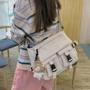 Casual Female Handbags Multi Pockets Crossbody Handbags Nylon Handbag for Travel