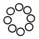 10pcs G1/4 Silicon Sealing Ring 2 Point Connector O Ring Washer Seal(Black)