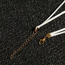 Jewelry Velvet Chain Minimalist Jewellery Round Ring Choker Leather Necklace