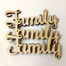 Alphabet Tree Crafts Home Decor Family Word Wooden Letters DIY Decorations