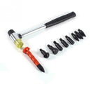 Paintless Dent Repair PDR Tool Hail Ding Hammer Tap Set Repair Down-Pe Body U5I4
