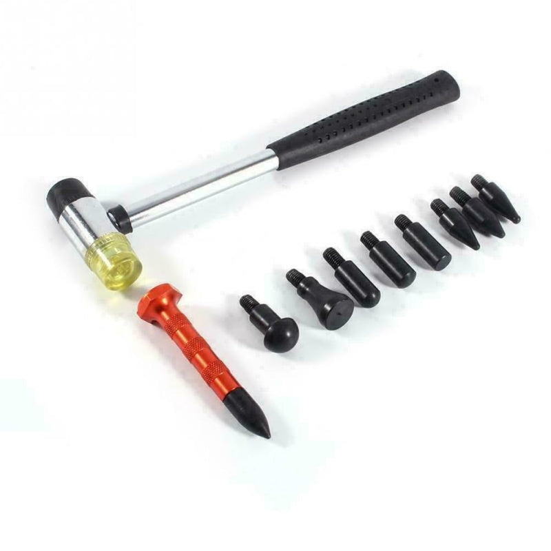 Paintless Dent Repair PDR Tool Hail Ding Hammer Tap Set Repair Down-Pe Body U5I4