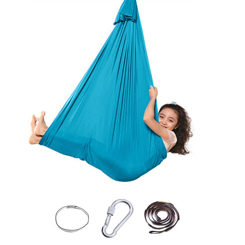 Elastic Swings Hammock Soft Yoga Sensory Cuddle Kids Autism Therapy Seat Swing