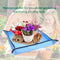 Plant Repotting Mat Waterproof Foldable Planting Pot Pad (Blue 75x75cm) Newly
