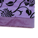 Chameleon Flocking Tablecloth Home Runners Dinner Table Flag Cover(Purple)