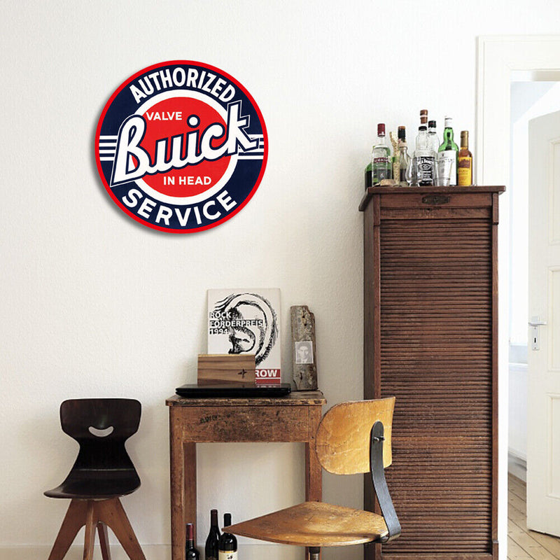 Round Metal Tin Sign Plaque Advertisement Posters Iron Painting (3636-25)