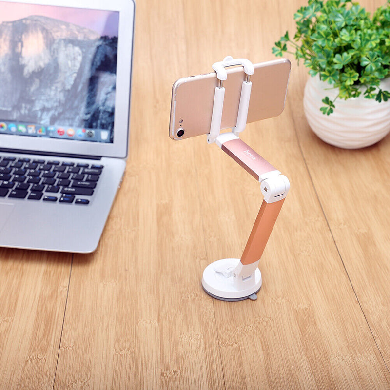 Desk Car Interior Panel Universal Aluminum Folding Smart Phone Holder Stand