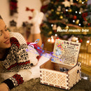 A Letter to My Daughter Hand-cranked Wooden Music Box Melody Musical Gifts Newly